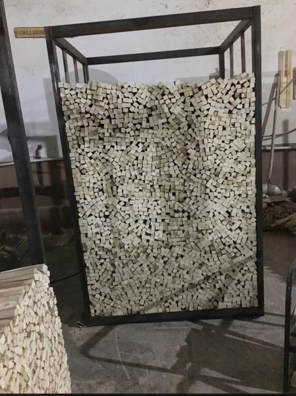 Ahşap çıta stok depo